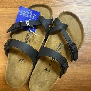 Birkenstock Mayari Black Leather